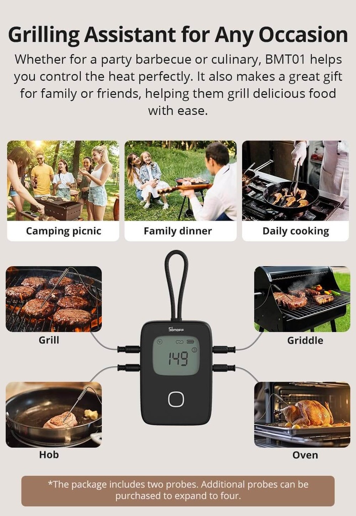 SONOFF BBQ Meat Thermometer