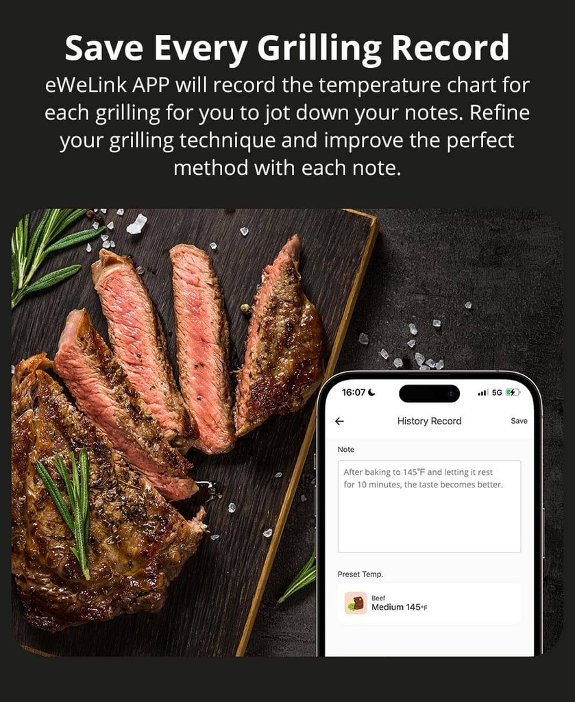 SONOFF BBQ Meat Thermometer