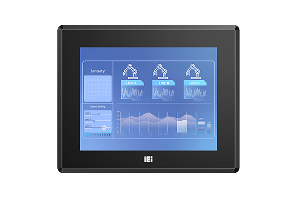 PPC2-C104-ADLP-i5/8G-R10 - 10.4" IEI Fanless Panel PC - Alder Lake i5-1240P with 8GB RAM