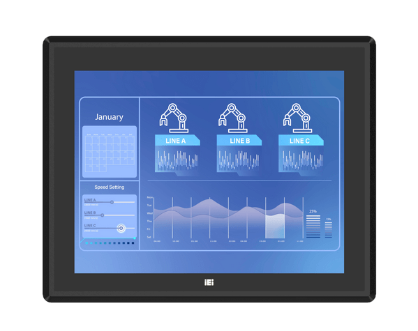 PPC2-C15-ADL-i5/8G-R10 - 15" IEI Panel PC - 12th Gen i5-12400 with 8GB RAM