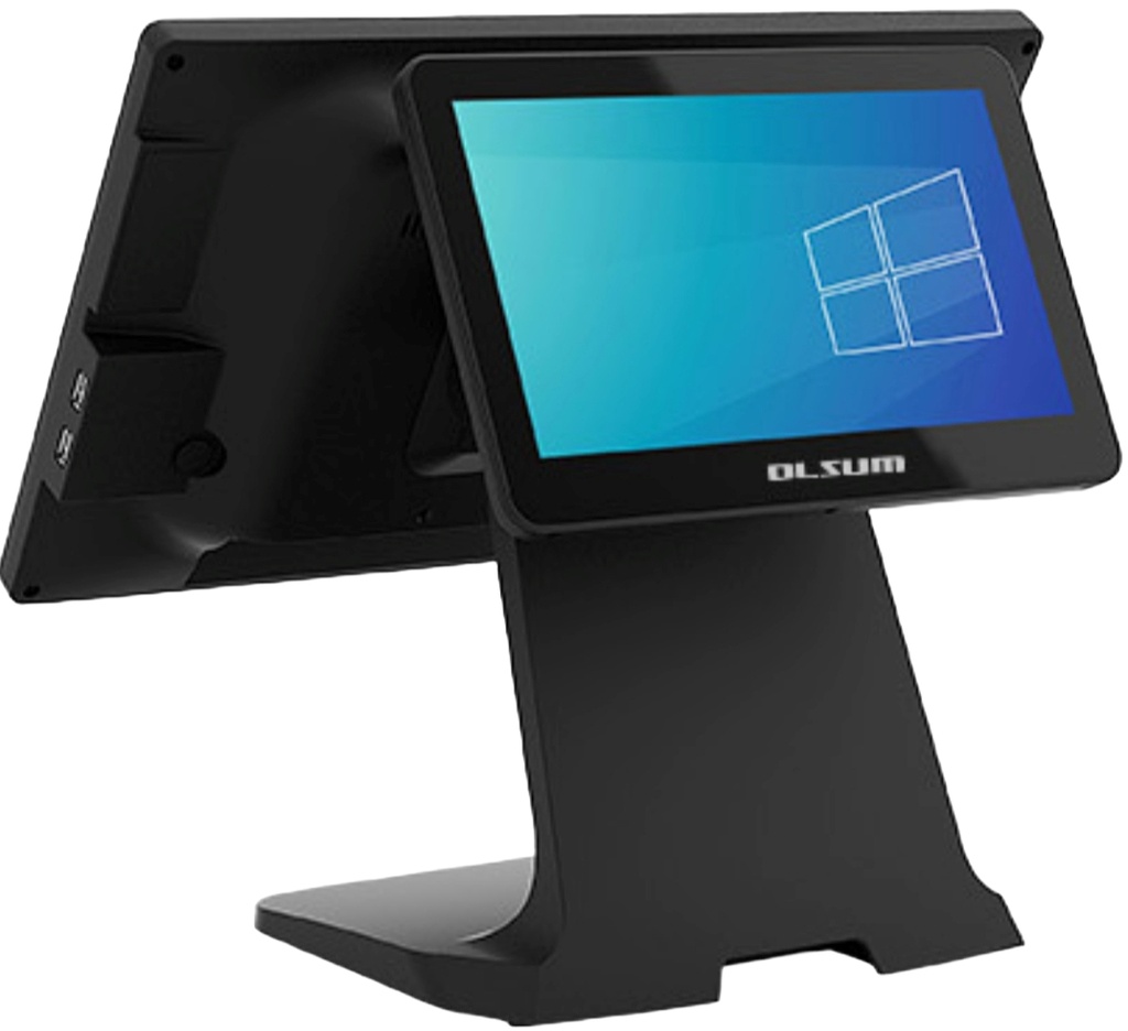 Dual Screen Point of Sale System Black