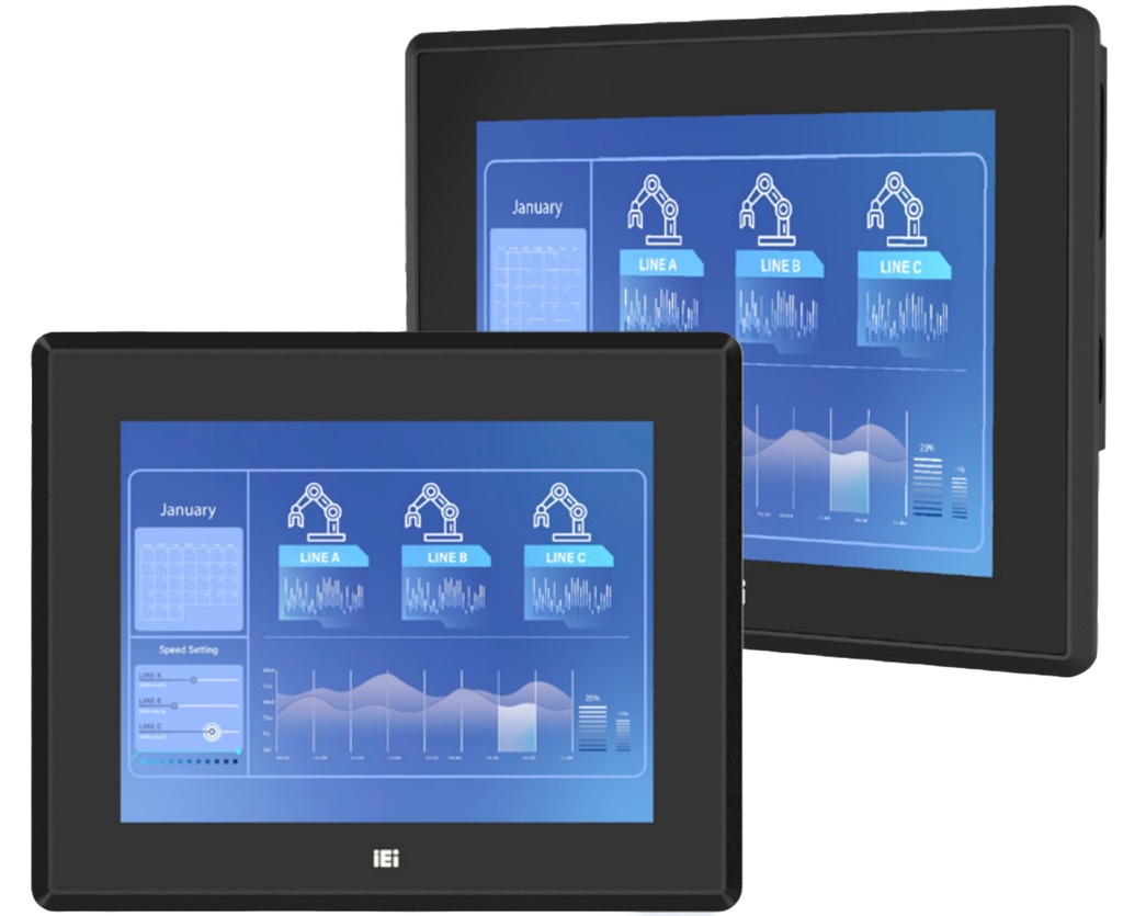 10" IEI Panel PC J6412 with 8GB RAM