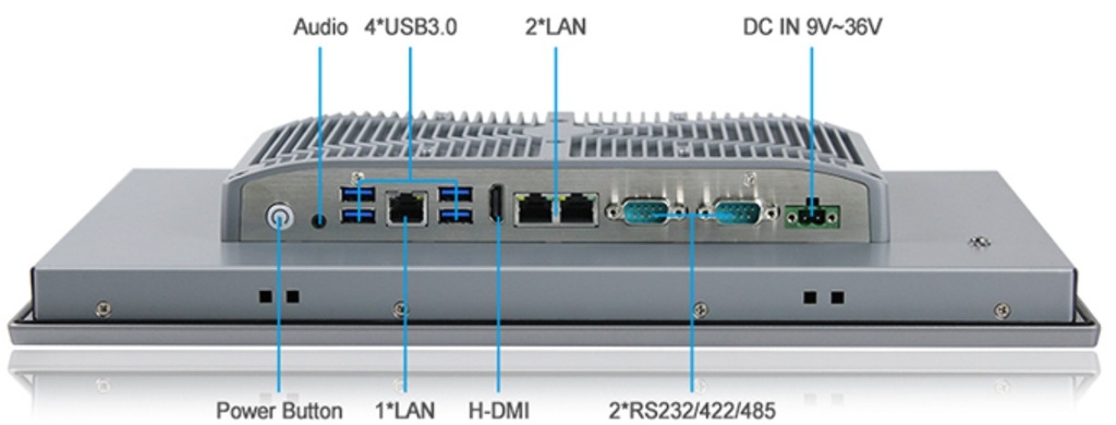 17.3" Panel PC - J6412 IP65 with RAM SSD 