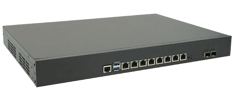 SHIELD-1U-8L-2(40G)SFP-C612-Xe-64G-2TB
