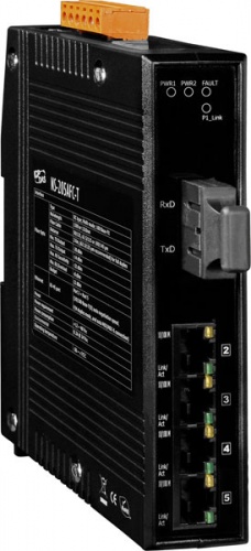 ICP DAS Unmanaged 4LAN 1FX SM SC Switch