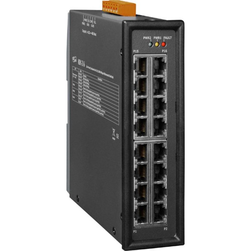 ICP DAS Unmanaged 16-Channel Ethernet Switch