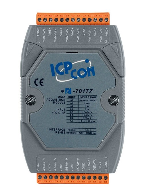 ICP DAS Remote IO DCON Protocol RS485 10AI
