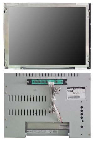 17" Open Frame LCD Display with VGA - VGA Connectivity