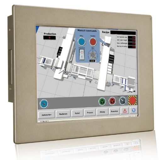 8.4" Panel PC with Atom N270 CPU IP66 