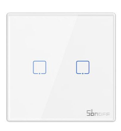 Sonoff Stick On Wall RF Switch 2 Gang