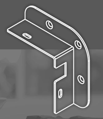 L Shape Screw Mount Bracket for Hover Touch