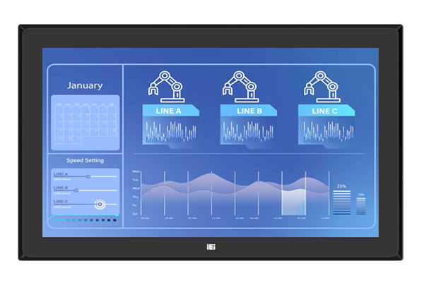 19" IEI Panel PC i5 with 8GB RAM