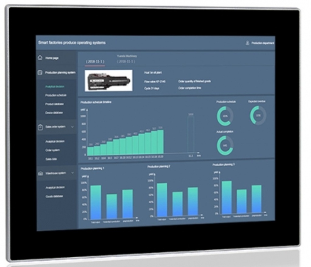 12.1" Panel PC - J6412 IP65 with RAM SSD