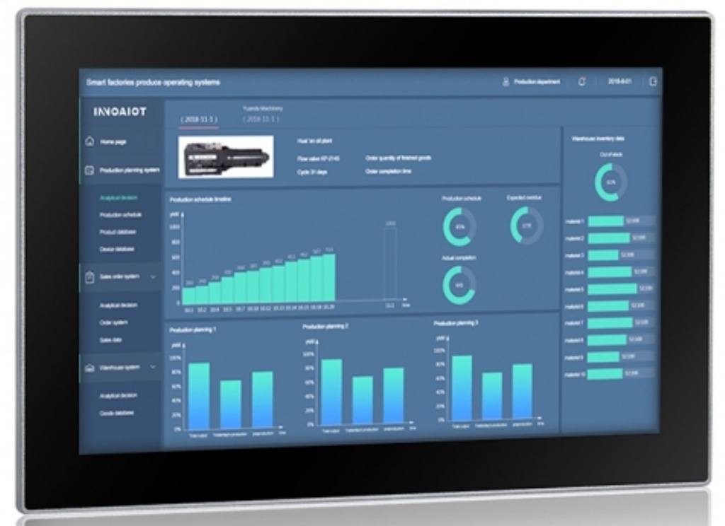 12.1" Panel PC - J6412 IP65 with RAM SSD