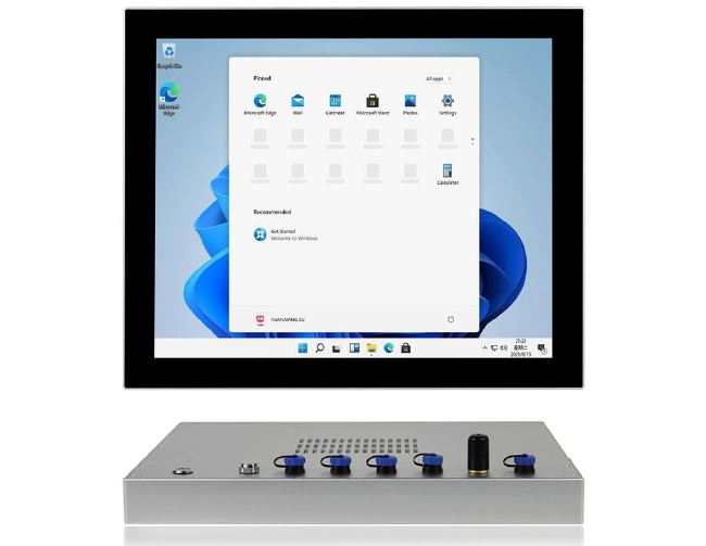 19" Panel PC - i5 IP69K Aluminium RAM and SSD 