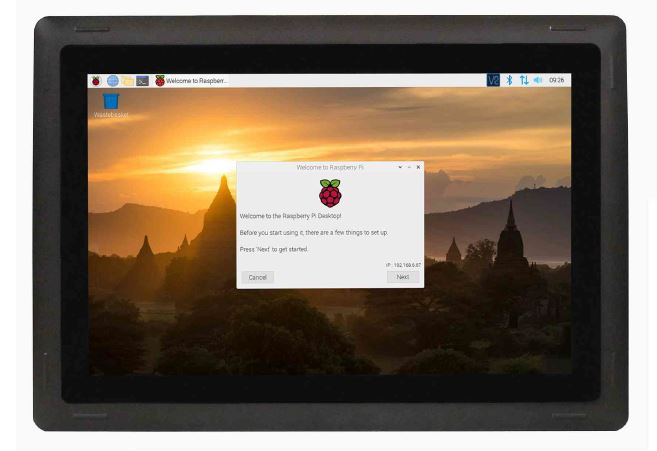 10.1" Panel PC - Cortex-A72 Raspberry Pi CM4 with 8GB RAM, 32GB Storage