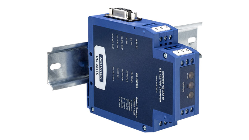 BB-485LDRC9 Advantech Converter RS232 to RS422/485 DIN Rail
