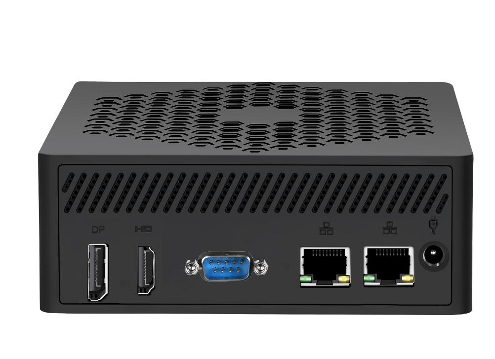 Fanless Mini PC – Intel N100, 8GB RAM, 256GB NVMe, WiFi, 1x COM