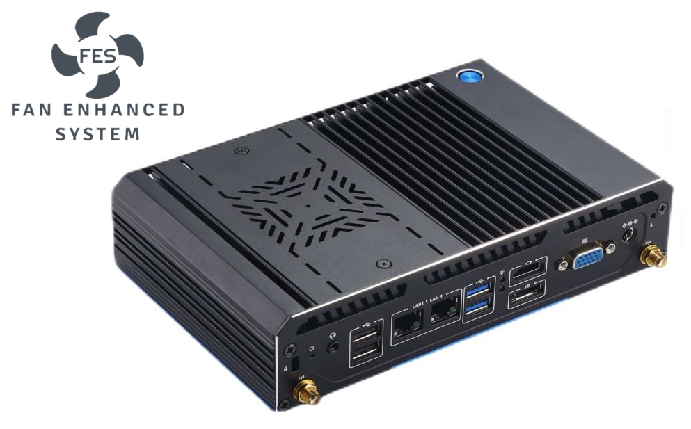 ALPHA-SV11-I3-8G-256G-WIFI-WIN11PRO IONN Alpha Half Size i3-1115G4 Fanless PC