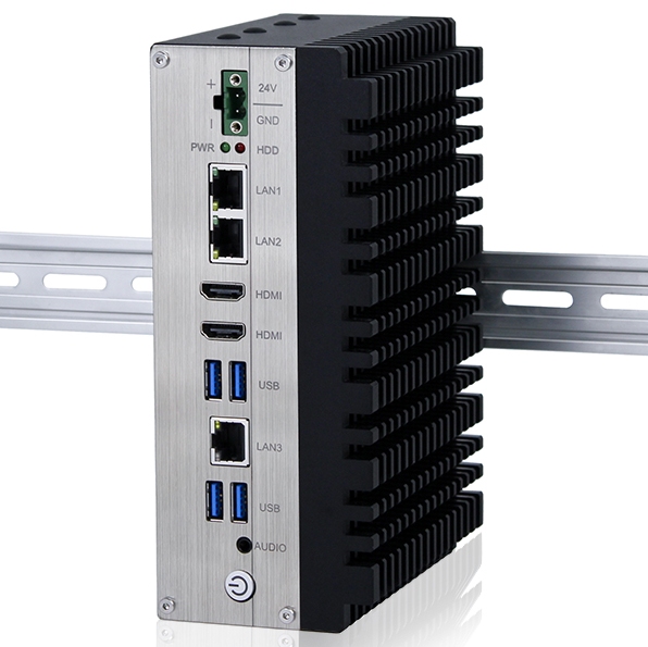 DIN-Rail i7 Fanless Industrial Box PC