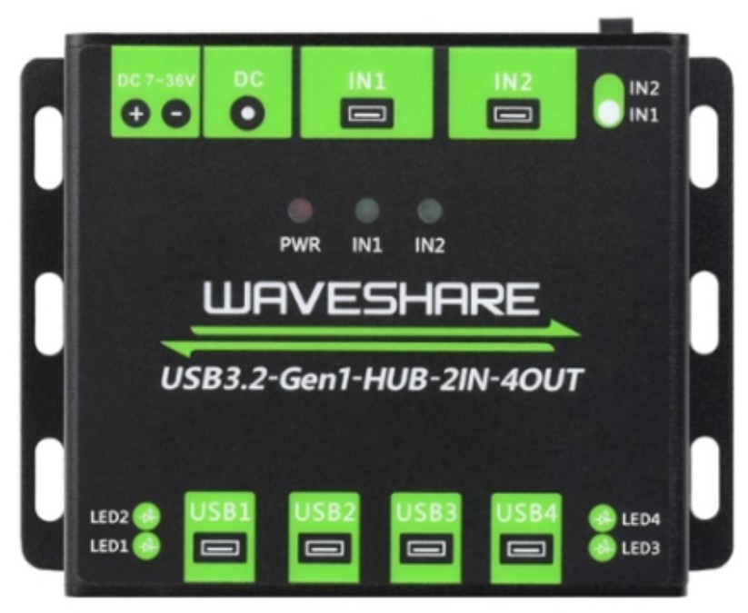 HUB-WS-4PORT-USB3.2-DUAL-INPUT