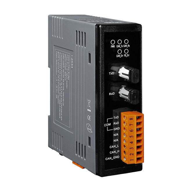 ICP DAS Converter CAN to SM SC Fiber