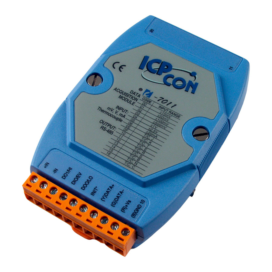 ICP DAS Remote IO DCON Protocol RS485 1AI Temperature