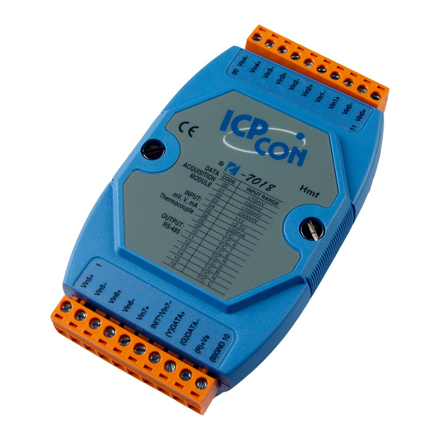 ICP DAS Remote IO DCON Protocol RS485 8AI
