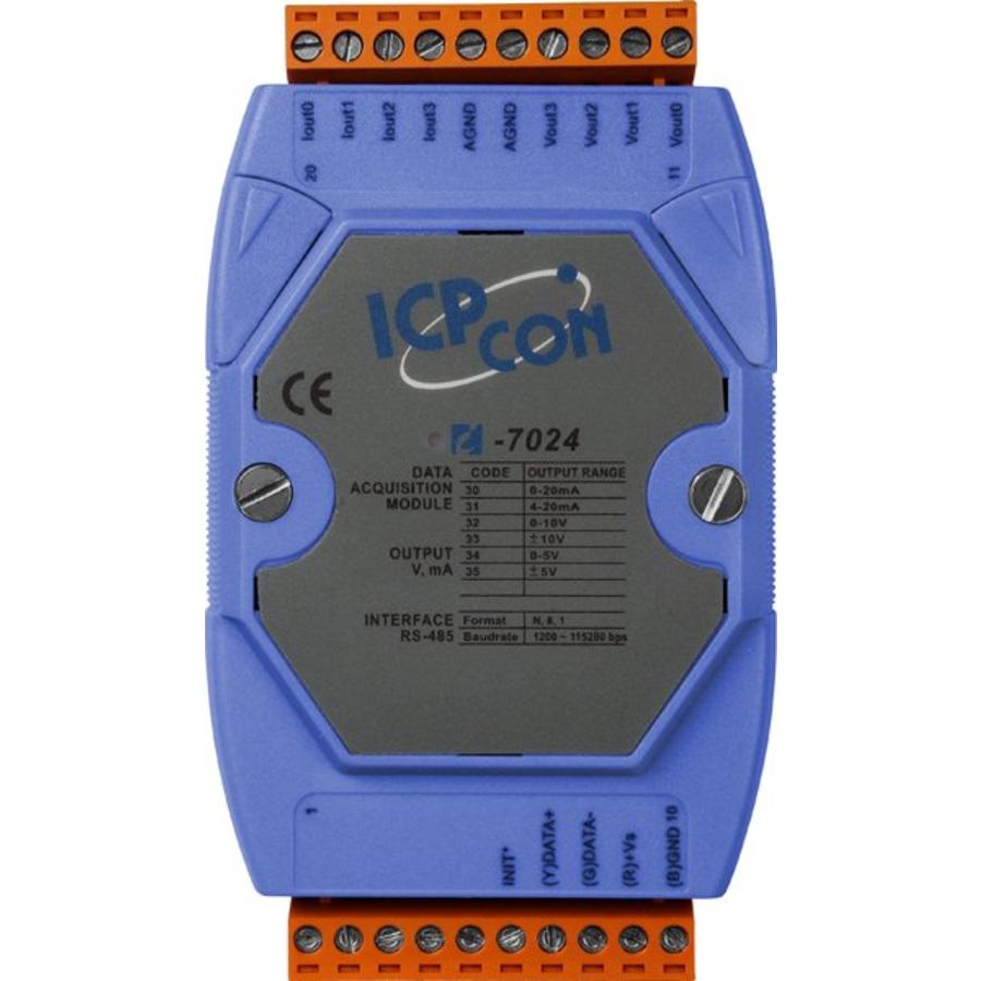 ICP DAS Remote IO DCON Protocol RS485 4AI