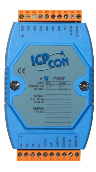 ICP DAS Remote IO DCON Protocol RS485 8DI 4DO