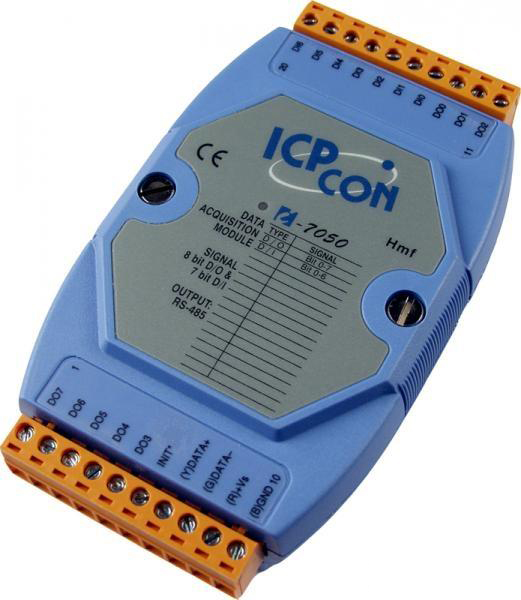 ICP DAS Remote IO DCON Protocol RS485 7DI 8DO