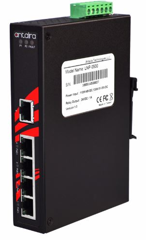 Antaira Unmanaged 5LAN POE Switch - 100MBPS