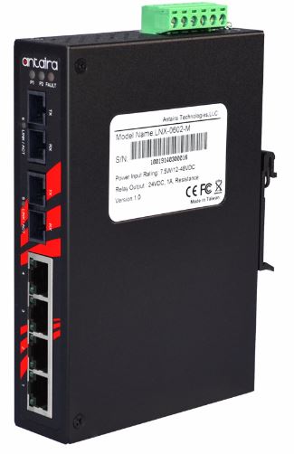 Antaira Unmanaged 4LAN 2MM SC Switch