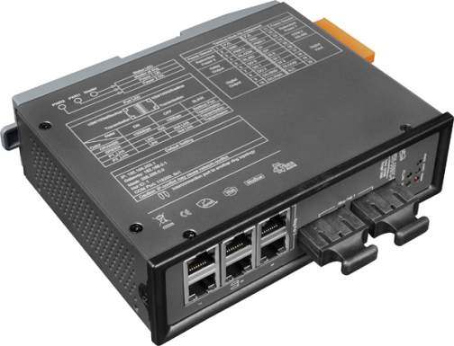 ICP DAS Managed 6LAN 2FX SM SC Switch